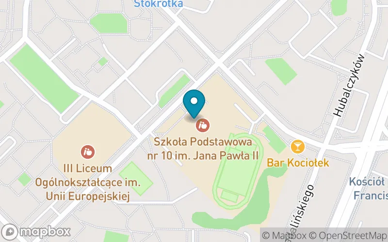 Lokalizacja: Szkoła Podstawowa nr 10 im. Jana Pawła II w Ostrołęce