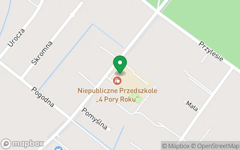 Lokalizacja: Niepubliczne Przedszkole "4 Pory Roku"