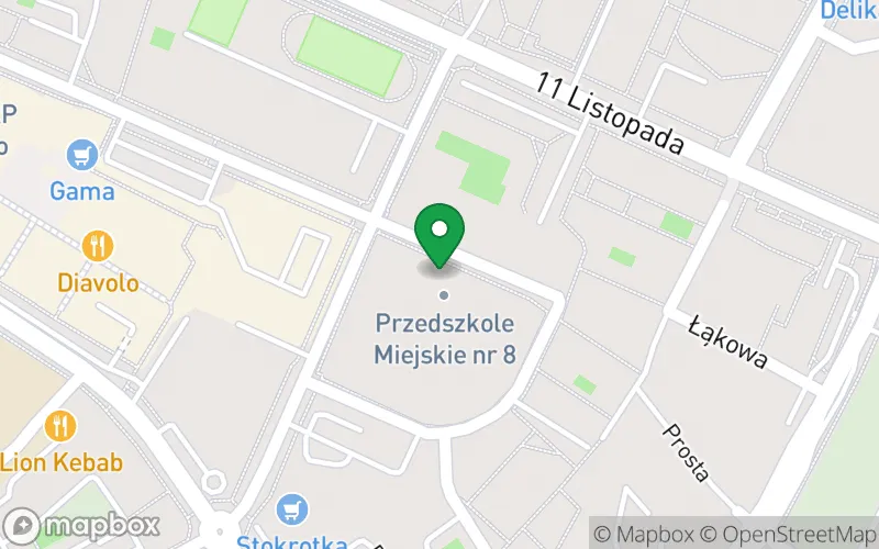 Lokalizacja: Przedszkole Miejskie nr 8 "Kraina Radości" w Ostrołęce