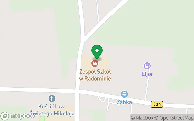 Lokalizacja: Przedszkole Publiczne w Radominie