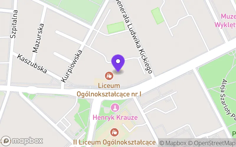 Lokalizacja: I Liceum Ogólnokształcące Im.gen. Józefa Bema