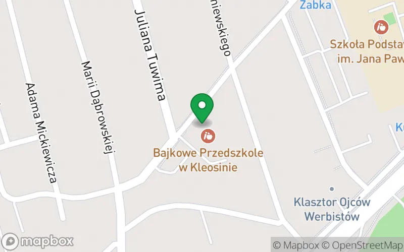 Lokalizacja: Przedszkole w Kleosinie