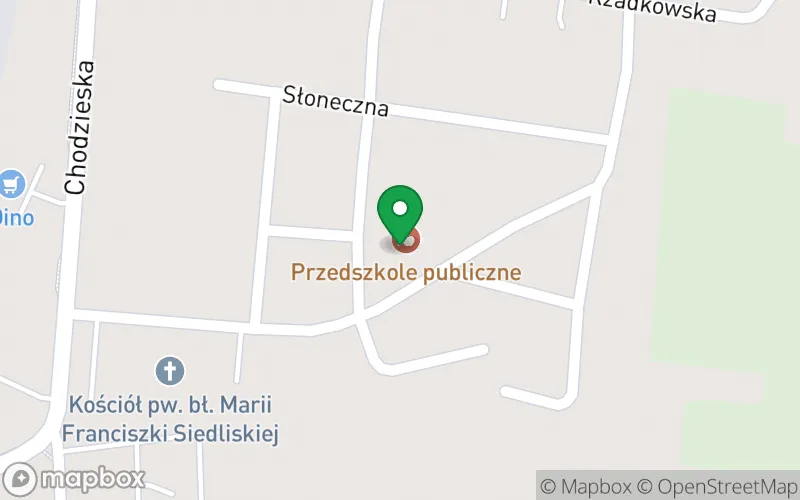 Lokalizacja: Publiczne Przedszkole w Kaczorach