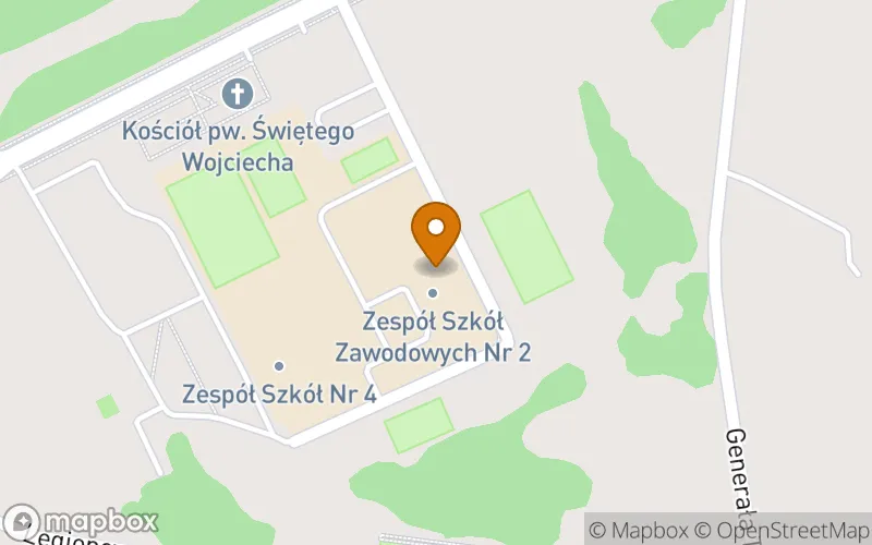 Lokalizacja: Szkoła Policealna nr 2 w Ostrołęce