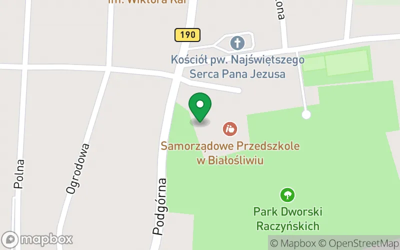 Lokalizacja: Samorządowe Przedszkole w Białośliwiu "Mali Odkrywcy"