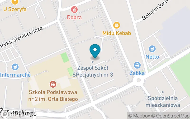 Lokalizacja: Szkoła Podstawowa Specjalna nr 3