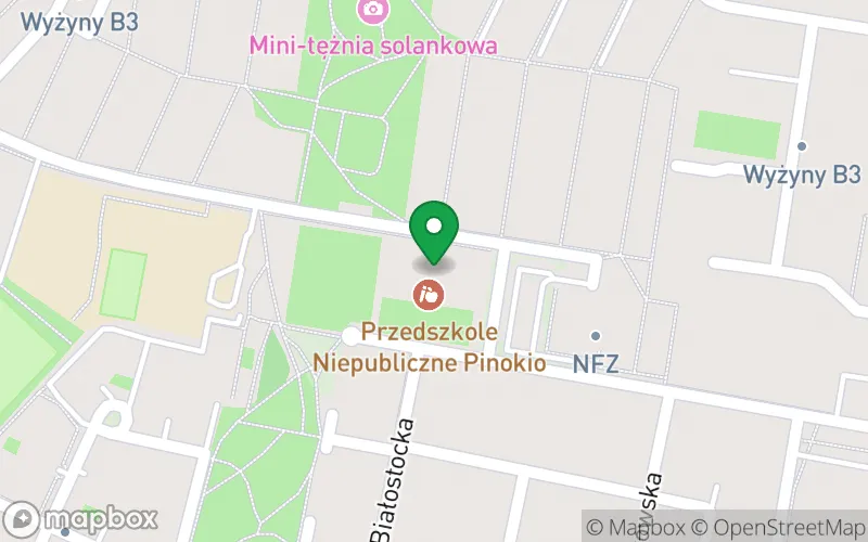 Lokalizacja: Przedszkole Niepubliczne "Pinokio"