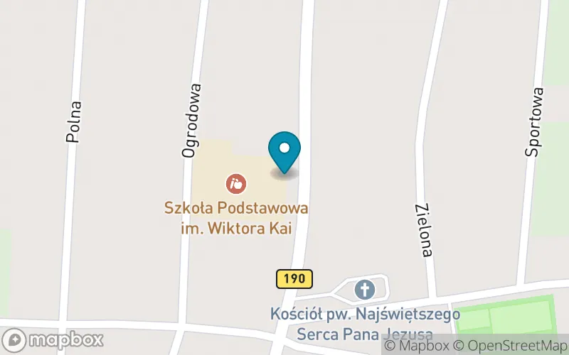 Lokalizacja: Szkoła Podstawowa im. Wiktora Kaji