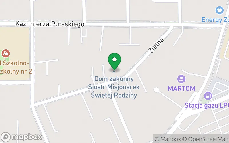 Lokalizacja: Przedszkole Niepubliczne nr 6 im. Bł. Bolesławy Lament Zgromadzenia Sióstr Misjonarek Św. Rodziny