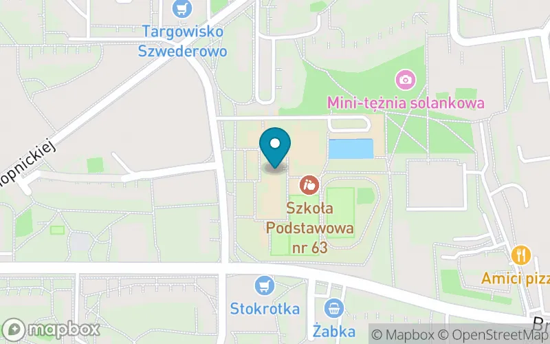 Lokalizacja: Szkoła Podstawowa nr 63 z Oddziałami Sportowymi w Bydgoszczy