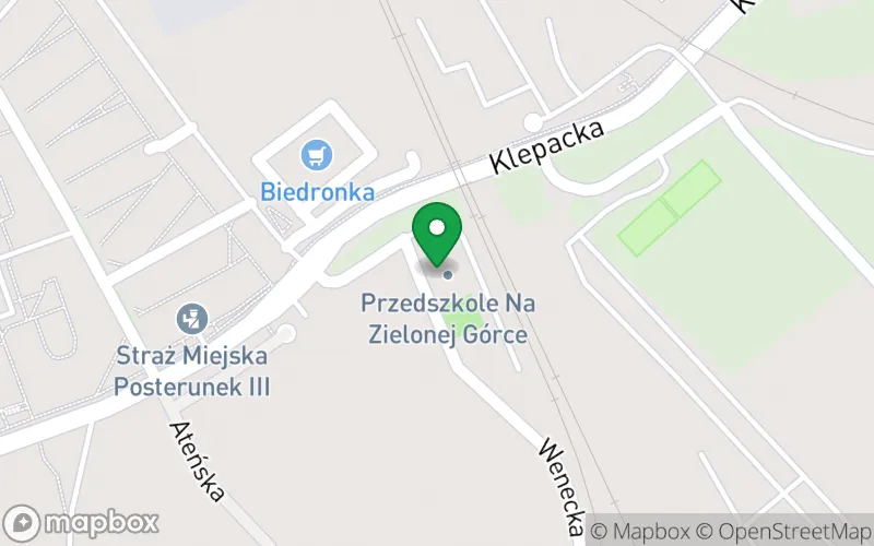 Lokalizacja: Przedszkole na Zielonej Górce