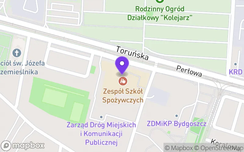 Lokalizacja: Branżowa Szkoła I Stopnia nr 13 Logistyczno-Spożywcza w Bydgoszczy