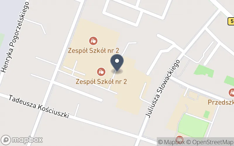 Lokalizacja: Zespół Szkół nr 2 w Mławie