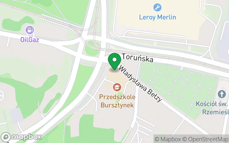 Lokalizacja: Kujawsko-Pomorskie Przedszkole Niepubliczne "Bursztynek" w Bydgoszczy