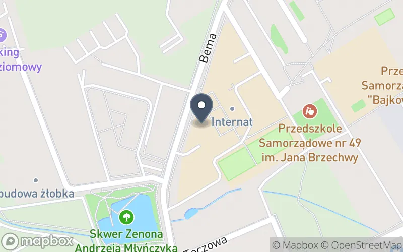 Lokalizacja: Zespół Szkół Handlowo-Ekonomicznych im. Mikołaja Kopernika w Białymstoku