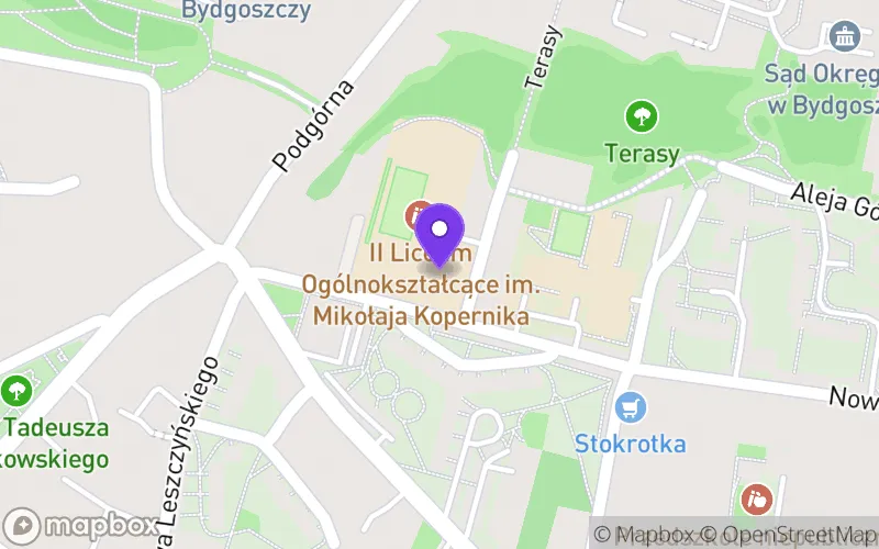 Lokalizacja: II Liceum Ogólnokształcące im. Mikołaja Kopernika w Bydgoszczy