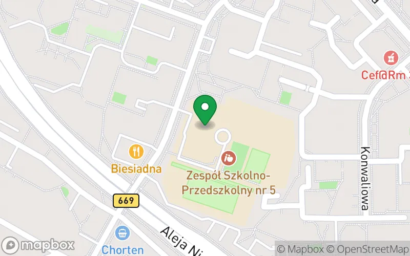 Lokalizacja: Zespół Szkolno-Przedszkolny nr 5 w Białymstoku, Przedszkole Samorządowe nr 87 w Białymstoku