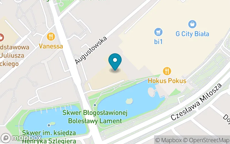 Lokalizacja: Szkoła Podstawowa Zgromadzenia Sióstr Misjonarek Świętej Rodziny im. Błogosławionej Bolesławy Lament w Białymstoku