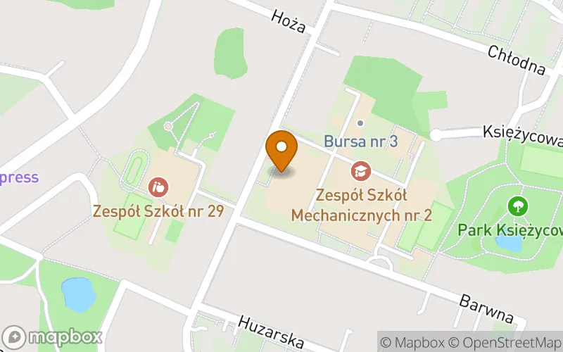 Lokalizacja: Szkoła Policealna nr 5 Techniczna dla Dorosłych w Bydgoszczy