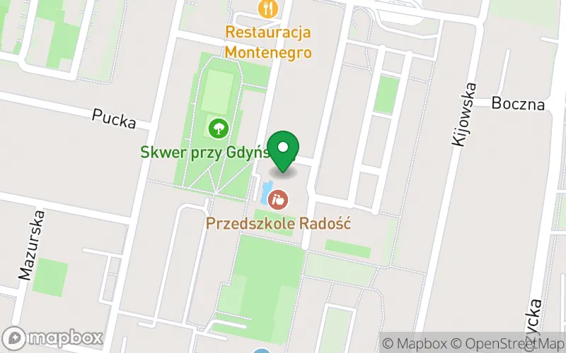 Lokalizacja: Przedszkole Niepubliczne "Radość" - U. Pachnik, P. Pachnik, K. Pachnik-Witkiewicz s.c.