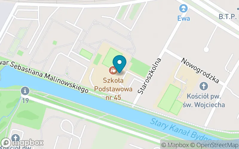 Lokalizacja: Szkoła Podstawowa nr 45 im. Kanału Bydgoskiego z Oddziałami Sportowymi w Bydgoszczy