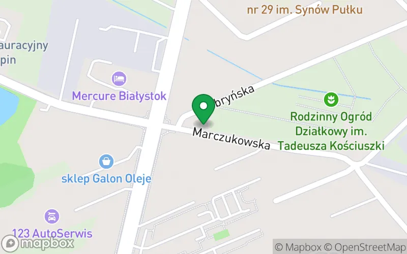 Lokalizacja: Przedszkole Iskierka w Białymstoku