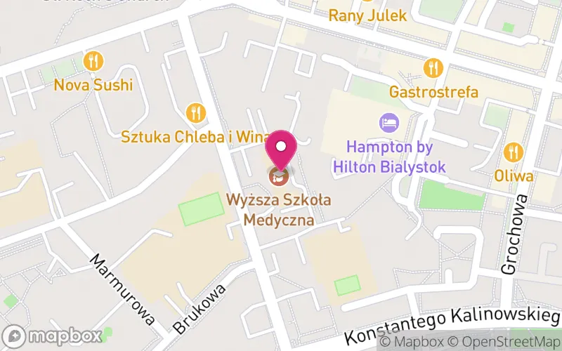 Lokalizacja: Wyższa Szkoła Medyczna