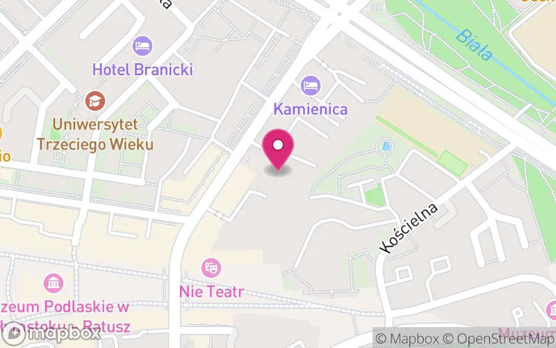 Lokalizacja: Akademia Teatralna im. Aleksandra Zelwerowicza w Warszawie - Filia w Białymstoku