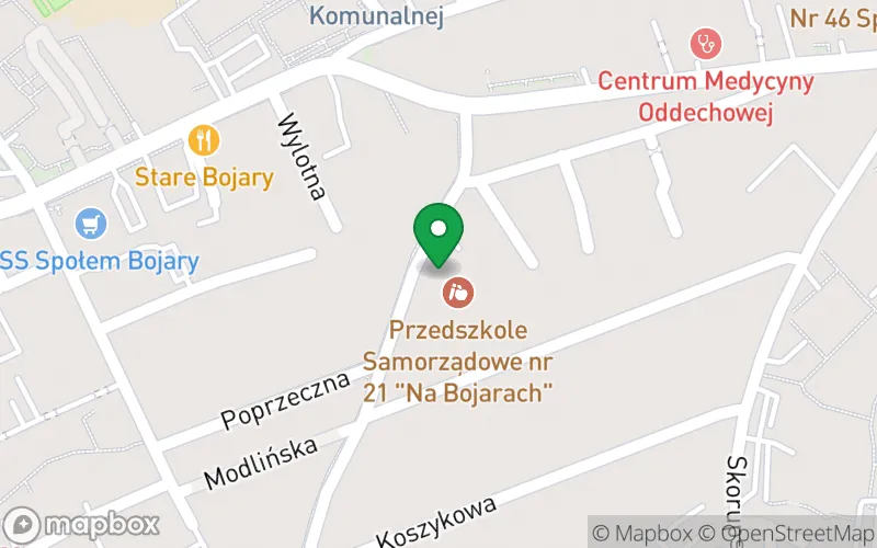 Lokalizacja: Przedszkole Samorządowe nr 21 "Na Bojarach" w Białymstoku