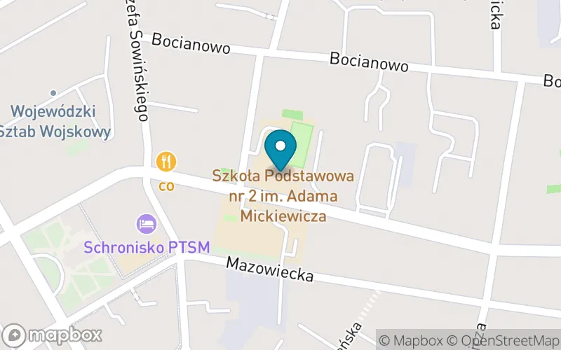 Lokalizacja: Szkoła Podstawowa nr 2 im. Adama Mickiewicza z Oddziałami Sportowymi