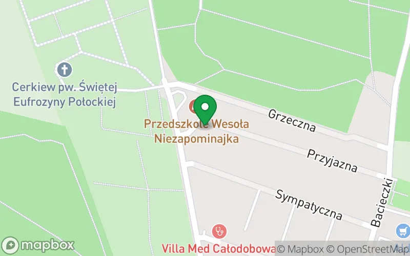 Lokalizacja: Niepubliczne Przedszkole Terapeutyczne "Przyjazny Domek" w Białymstoku