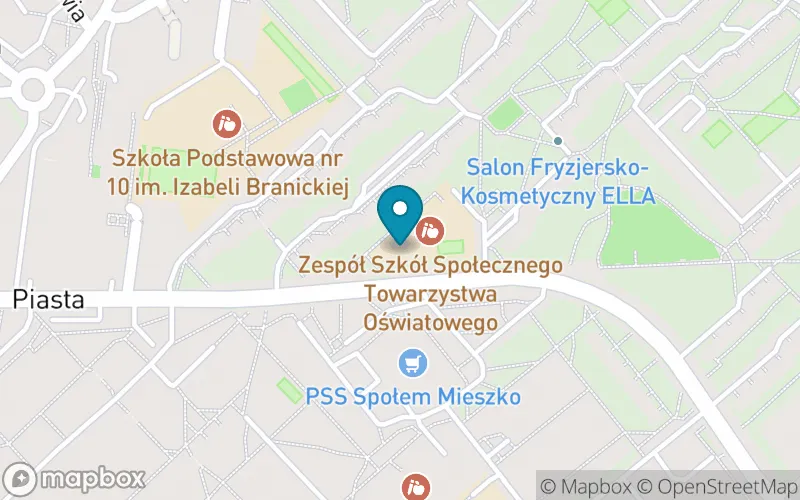Lokalizacja: Społeczna Szkoła Podstawowa nr 1 Społecznego Towarzystwa Oświatowego w Białymstoku