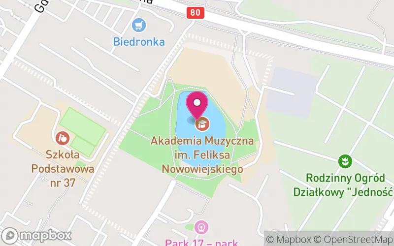 Lokalizacja: Akademia Muzyczna im. Feliksa Nowowiejskiego