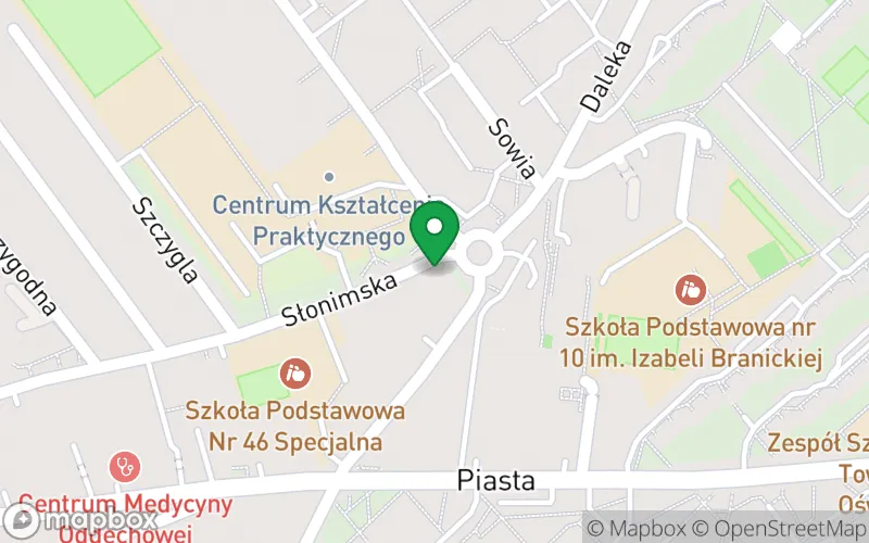 Lokalizacja: Przedszkole Niepubliczne Chatka Puchatka w Białymstoku