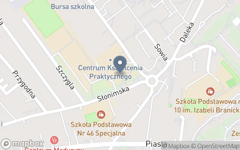 Lokalizacja: Centrum Kształcenia Zawodowego nr 4 w Białymstoku Zespołu Szkół Budowlano-Geodezyjnych im. Władysława Bryły w Białymstoku