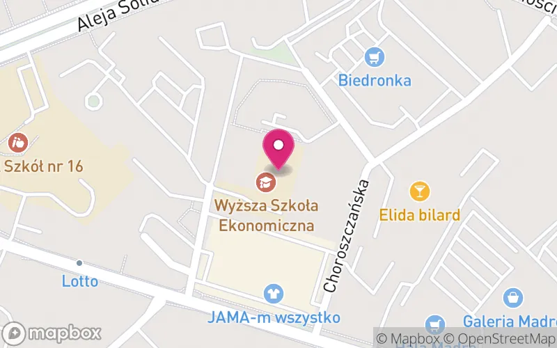 Lokalizacja: Wyższa Szkoła Ekonomiczna