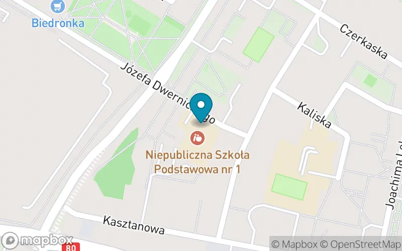 Lokalizacja: Niepubliczna Szkoła Podstawowa nr 1 w Bydgoszczy