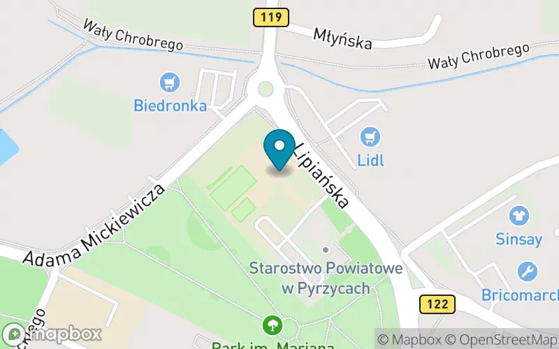 Lokalizacja: Niepubliczna Szkoła Podstawowa w Pyrzycach Pyrzyckiego Stowarzyszenia Oświatowego