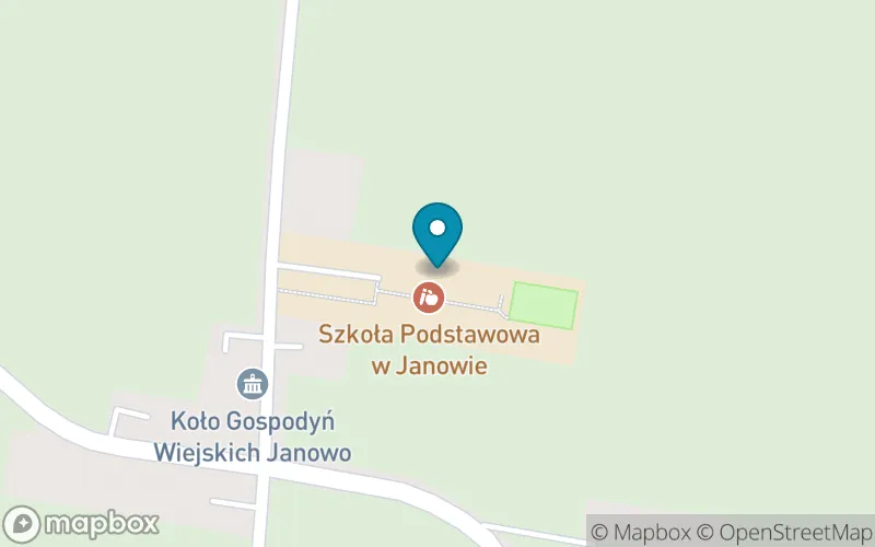 Lokalizacja: Szkoła Podstawowa w Janowie