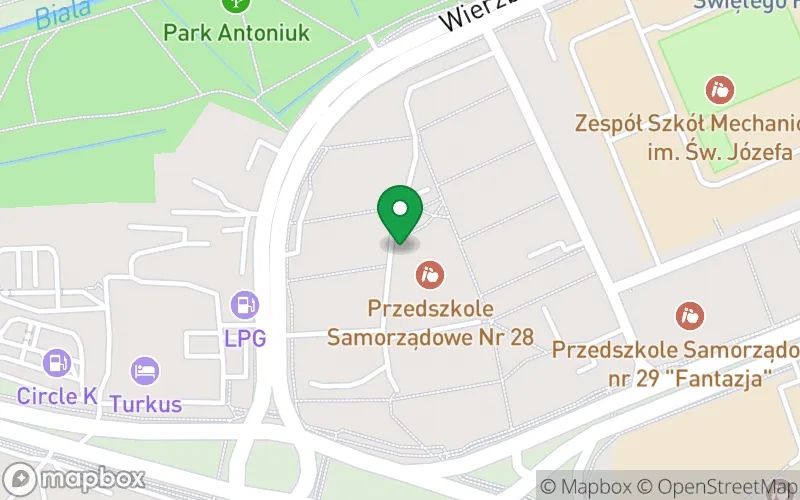 Lokalizacja: Przedszkole Samorządowe nr 28 w Białymstoku Zespołu Przedszkoli nr 3 w Białymstoku