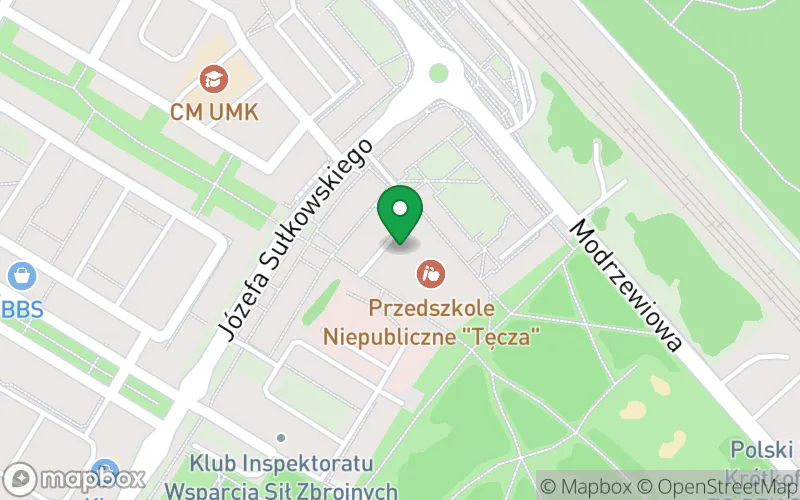 Lokalizacja: Przedszkole Niepubliczne "Tęcza" w Bydgoszczy