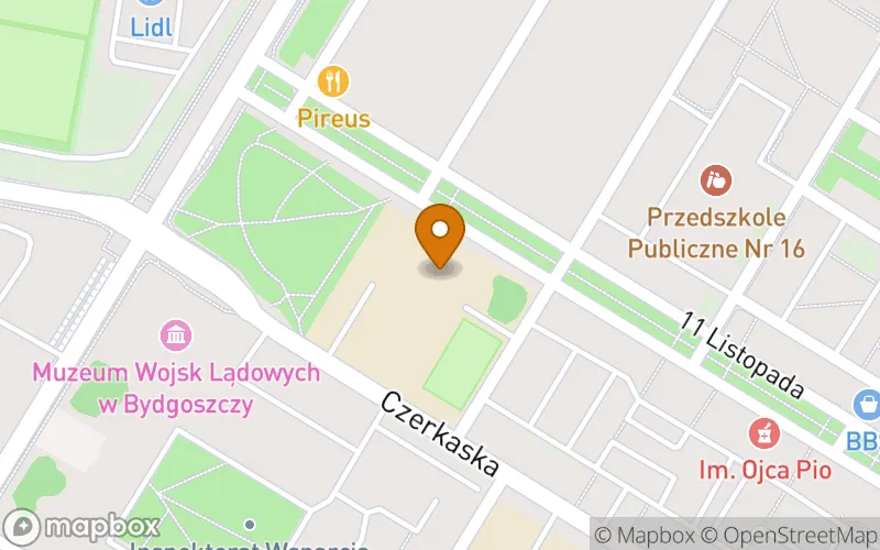 Lokalizacja: Szkoła Policealna Aktywizacji Zawodowej "Żak" w Bydgoszczy