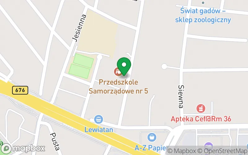 Lokalizacja: Przedszkole Samorządowe nr 5 w Białymstoku