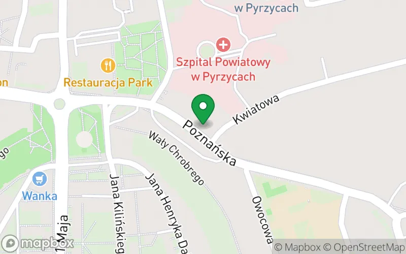 Lokalizacja: Niepubliczne Przedszkole Akademia Malucha z Oddziałami Ogólnodostępnymi i Specjalnymi w Pyrzycach