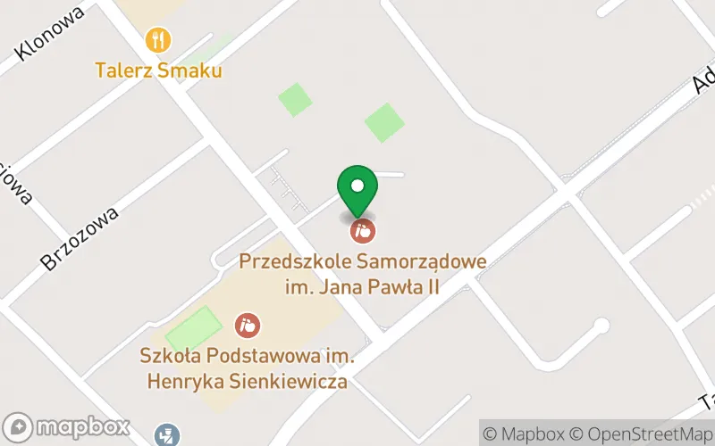 Lokalizacja: Przedszkole Samorządowe im. Jana Pawła II w Choroszczy