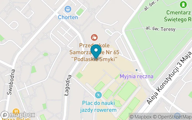 Lokalizacja: Szkoła Podstawowa nr 45 z Oddziałami Integracyjnymi im. Świętego Jana Pawła II w Białymstoku