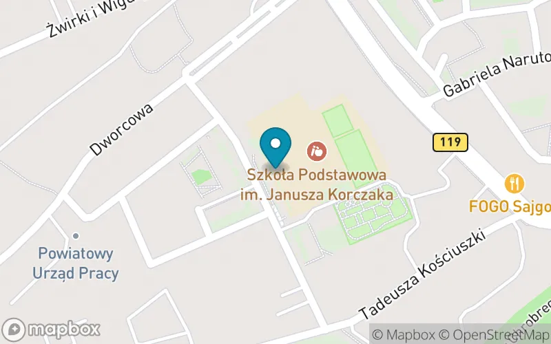 Lokalizacja: Szkoła Podstawowa im. Janusza Korczaka w Pyrzycach