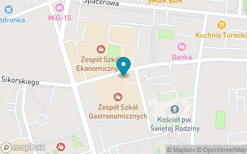 Lokalizacja: Szkoła Specjalna Przysposabiająca do Pracy