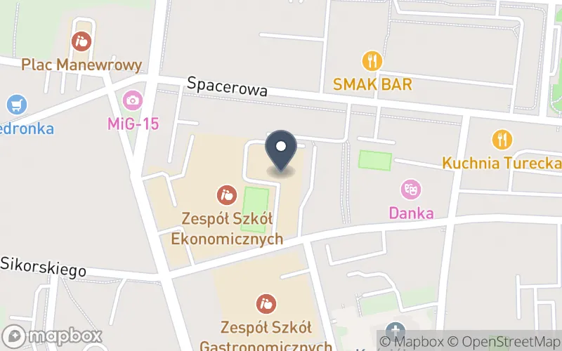 Lokalizacja: Zespół Szkół Ekonomicznych w Pile