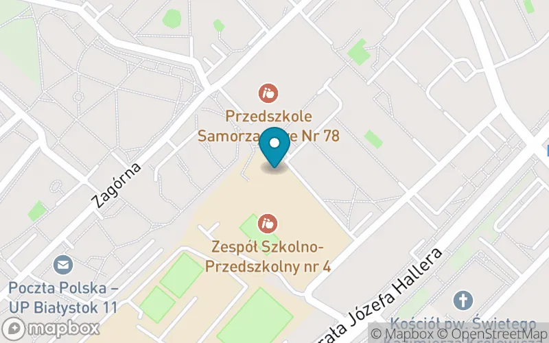 Lokalizacja: Zespół Szkolno-Przedszkolny nr 4 w Białymstoku, Szkoła Podstawowa nr 38 im. Wiesława Kazaneckiego w Białymstoku